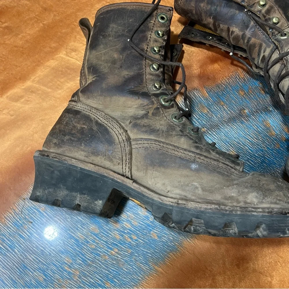 Chippewa Paladin 8”  Waterproof Logger Brown Boots Size 8.5 M 73100 Steel Toe